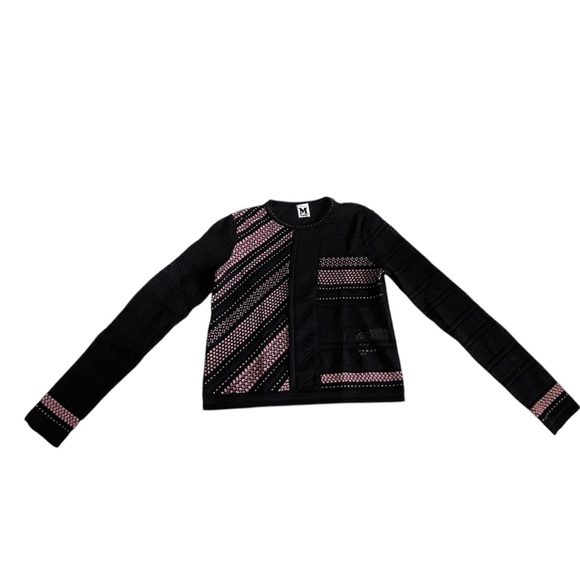 Missoni pink and black button up sweater - Picture 6 of 9